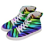 Rainbow Tiger Women s Hi-Top Skate Sneakers