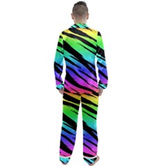 Men s Long Sleeve Satin Pajamas Set 