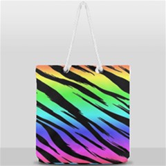 Full Print Rope Handle Tote (Large) 