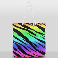 Full Print Rope Handle Tote (Large) 