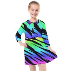 Kids  Quarter Sleeve Shirt Dress 