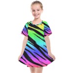 Rainbow Tiger Kids  Smock Dress
