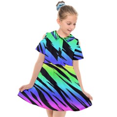 Kids  Short Sleeve Shirt Dress 