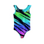 Rainbow Tiger Kids  Frill Swimsuit