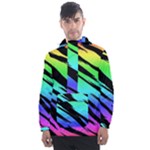 Rainbow Tiger Men s Front Pocket Pullover Windbreaker