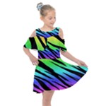 Rainbow Tiger Kids  Shoulder Cutout Chiffon Dress