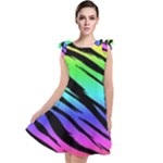 Rainbow Tiger Tie Up Tunic Dress