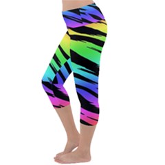 Lightweight Velour Capri Yoga Leggings 