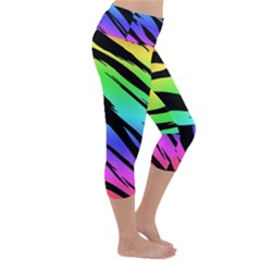 Lightweight Velour Capri Yoga Leggings 
