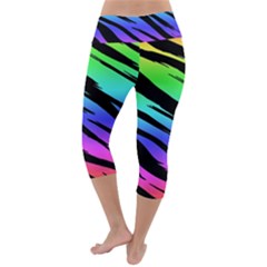 Lightweight Velour Capri Yoga Leggings 
