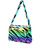 Rainbow Tiger Front Pocket Crossbody Bag