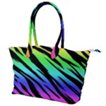 Rainbow Tiger Canvas Shoulder Bag