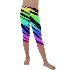 Kids  Lightweight Velour Capri Leggings  