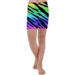 Rainbow Tiger Kids  Lightweight Velour Capri Yoga Leggings