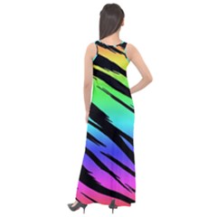 Sleeveless Velour Maxi Dress 