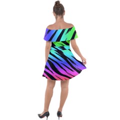 Off Shoulder Velour Dress 