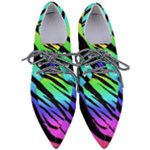 Rainbow Tiger Pointed Oxford Shoes