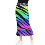 Rainbow Tiger Maxi Fishtail Chiffon Skirt