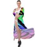 Rainbow Tiger Maxi Chiffon Beach Wrap