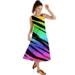 Rainbow Tiger Summer Maxi Dress