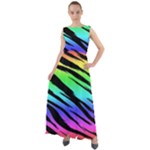 Rainbow Tiger Chiffon Mesh Boho Maxi Dress