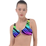 Rainbow Tiger Ring Detail Bikini Top