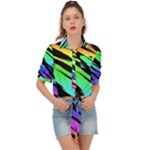 Rainbow Tiger Tie Front Shirt 