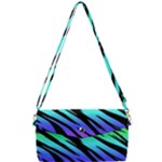 Rainbow Tiger Removable Strap Clutch Bag