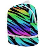 Rainbow Tiger Zip Bottom Backpack