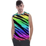 Rainbow Tiger Men s Regular Tank Top
