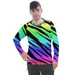 Rainbow Tiger Men s Pique Long Sleeve Tee