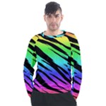 Rainbow Tiger Men s Long Sleeve Raglan Tee