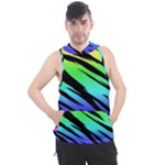 Rainbow Tiger Men s Sleeveless Hoodie