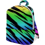 Rainbow Tiger Zip Up Backpack