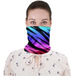 Rainbow Tiger Face Covering Bandana (Adult)