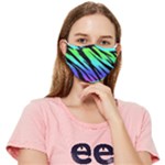 Rainbow Tiger Fitted Cloth Face Mask (Adult)