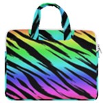 Rainbow Tiger MacBook Pro Double Pocket Laptop Bag (Large)