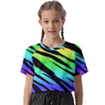 Rainbow Tiger Kids  Basic Tee