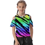 Rainbow Tiger Kids  Butterfly Cutout Tee