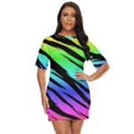 Rainbow Tiger Just Threw It On Dress