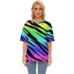 Rainbow Tiger Oversized Basic Tee