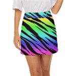 Rainbow Tiger Mini Front Wrap Skirt