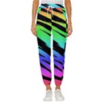 Rainbow Tiger Cropped Drawstring Pants