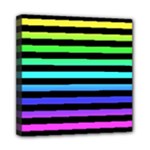 Rainbow Stripes Mini Canvas 8  x 8  (Stretched)