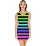 Rainbow Stripes Bodycon Dress