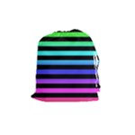 Rainbow Stripes Drawstring Pouch (Medium)