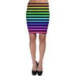 Rainbow Stripes Bodycon Skirt