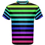Rainbow Stripes Men s Cotton Tee