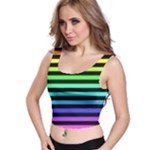 Rainbow Stripes Crop Top