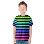 Rainbow Stripes Kids  Cotton Tee